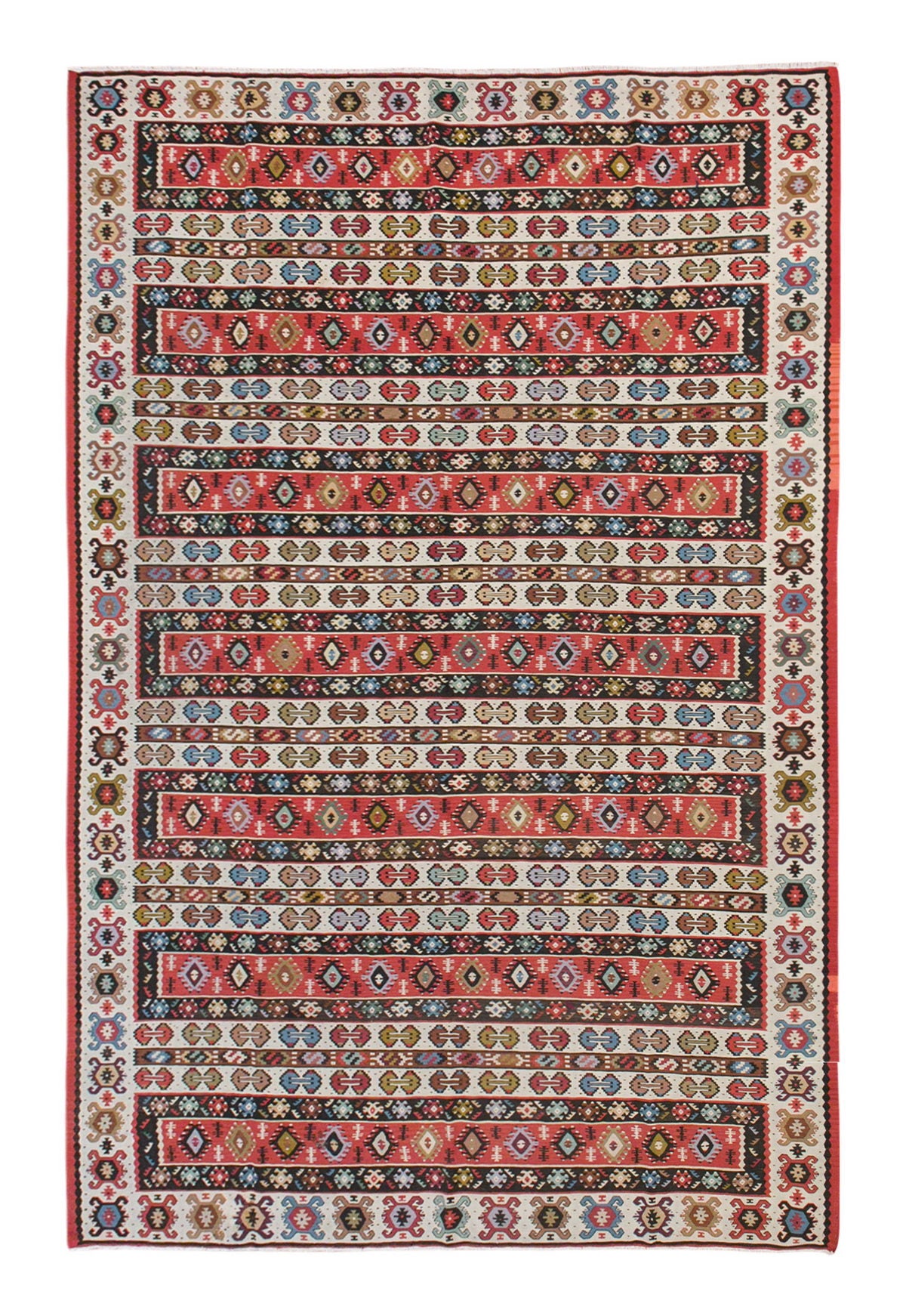 Turkish Moldovian Kilim Runner – 248 x 342 cm / 8'1 x 11'2 feet