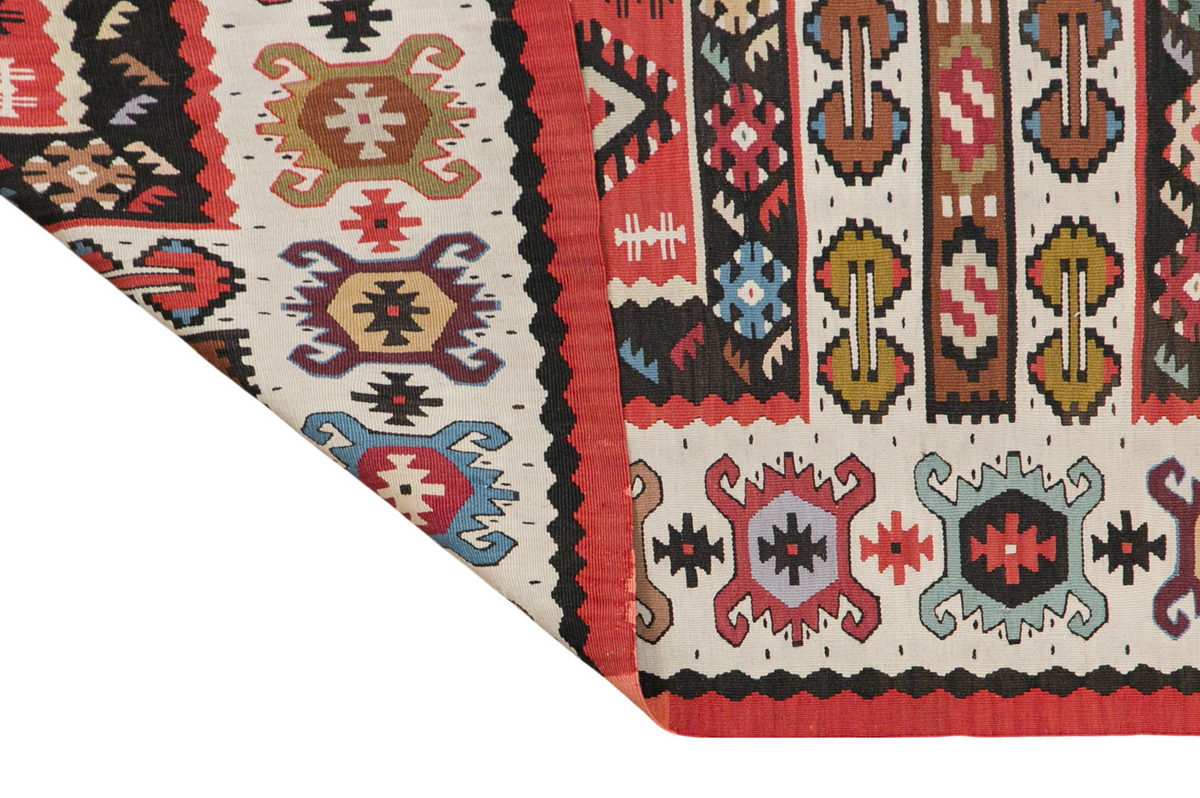 Turkish Moldovian Kilim Runner – 248 x 342 cm / 8'1 x 11'2 feet