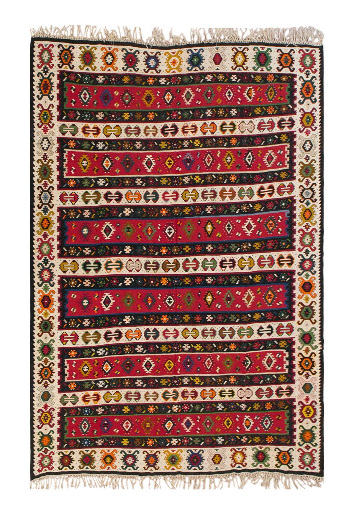 Turkish Moldovian Kilim Runner – 278 x 338 cm / 9'1 x 11'1 feet