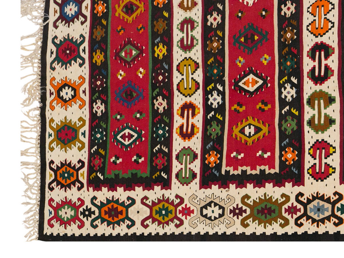 Turkish Moldovian Kilim Runner – 278 x 338 cm / 9'1 x 11'1 feet