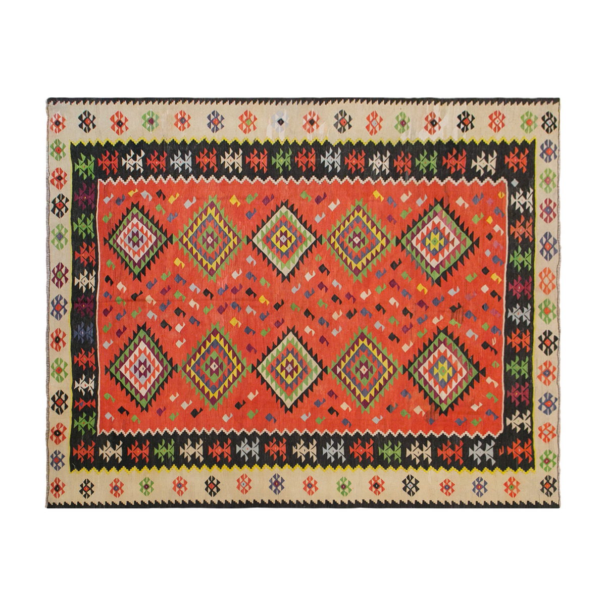 Yugoslavian Sharkoy  Kilim – 306 x 324 cm / 10'0 x 10'8 feet