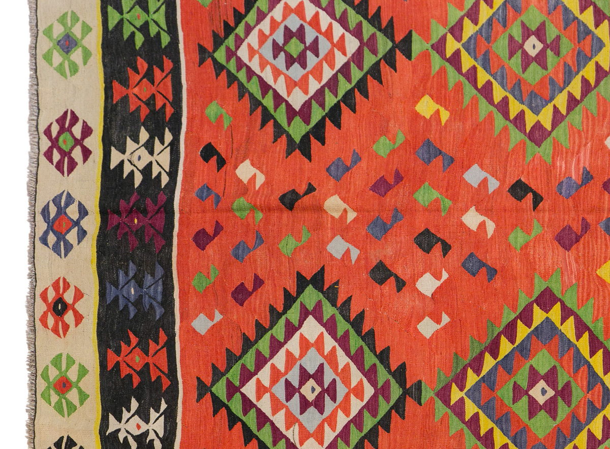 Yugoslavian Sharkoy  Kilim – 306 x 324 cm / 10'0 x 10'8 feet