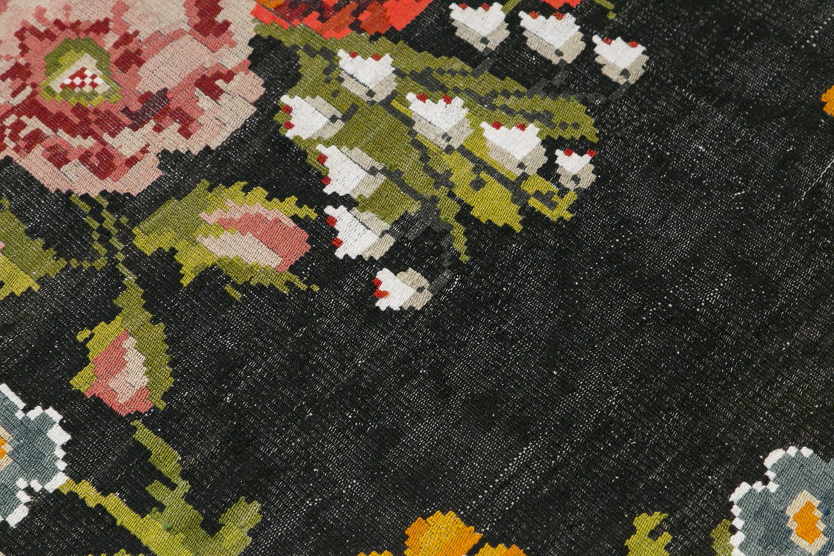 Turkish Moldovian Kilim Runner, 134 x 500 cm / 4'5 x 16'5 feet