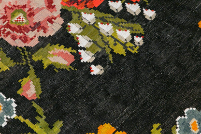 Turkish Moldovian Kilim Runner, 134 x 500 cm / 4'5 x 16'5 feet