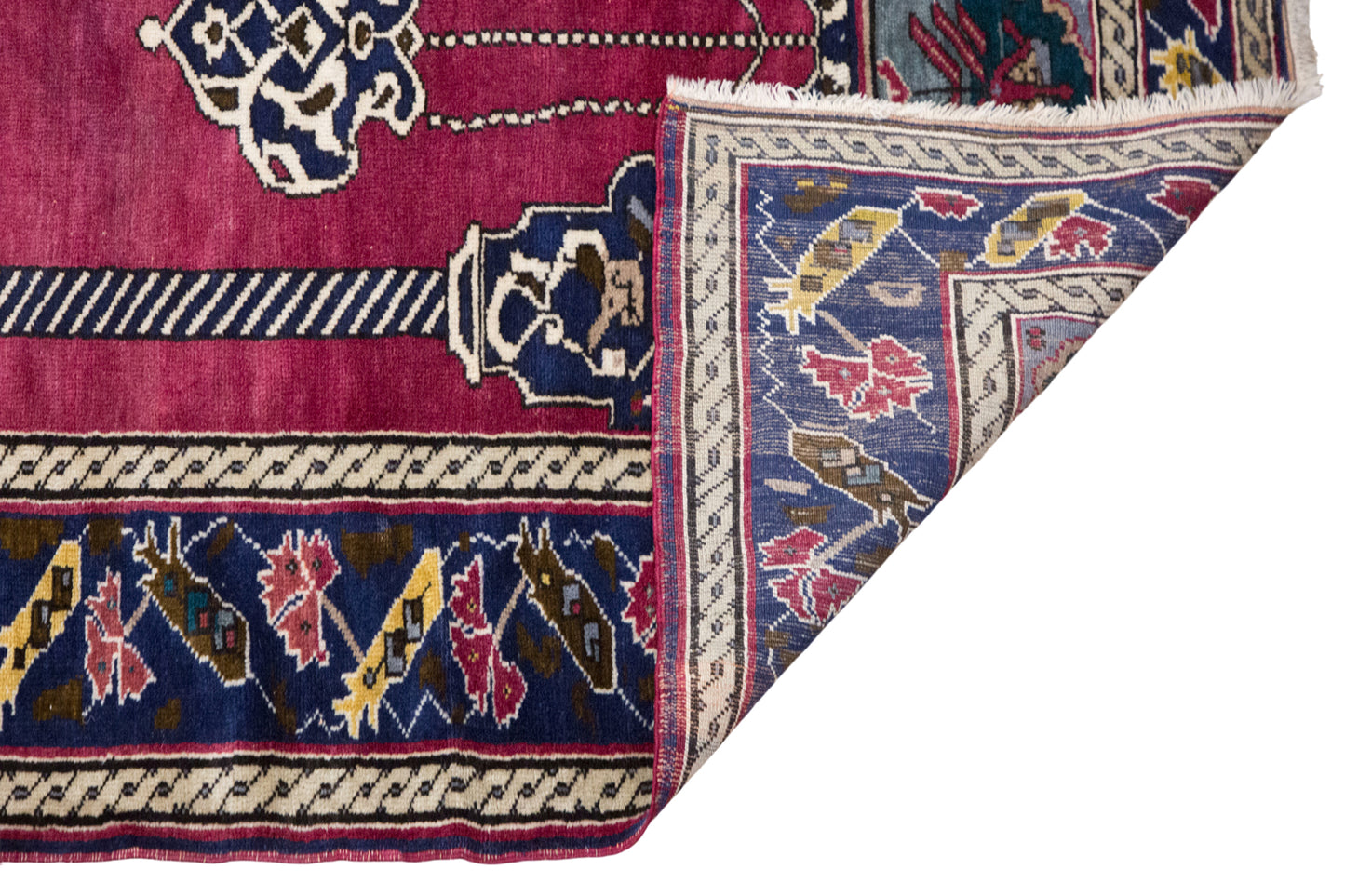 Turkish Oushak Area Rug 133x190 cm (4.4x6.2 ft)