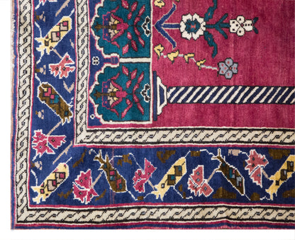 Turkish Oushak Area Rug 133x190 cm (4.4x6.2 ft)