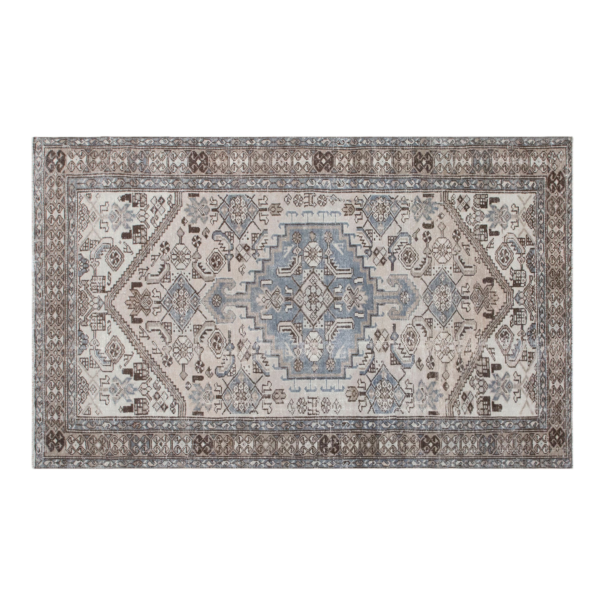 Turkish Oushak Rug | 130x210 cm (4.3x6.9 ft)
