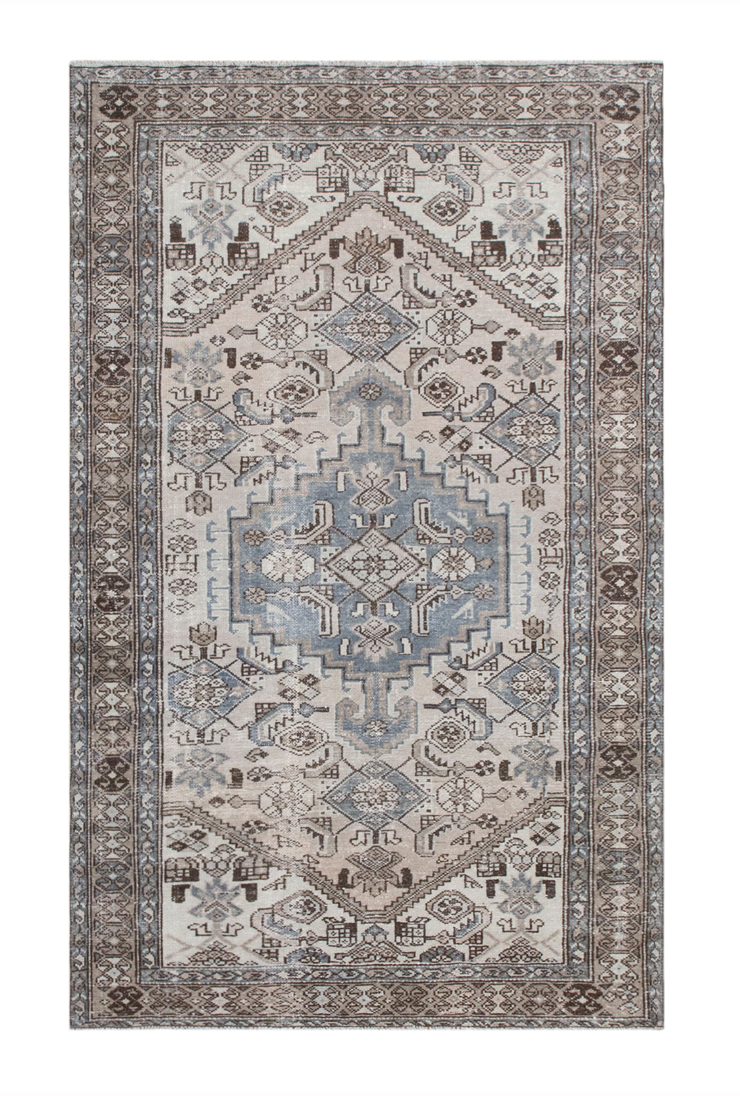 Turkish Oushak Rug | 130x210 cm (4.3x6.9 ft)