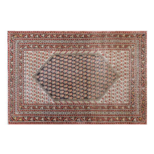 Turkish Oushak Rug | 135x211 cm (4.4 x 6.9 ft)