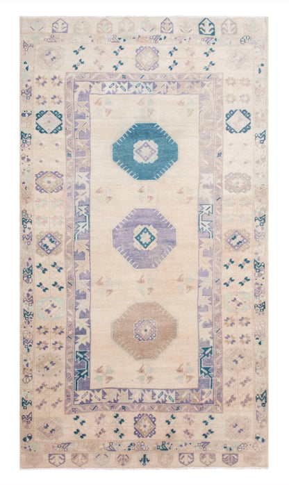 Turkish Oushak Rug | 142x250 cm (4.7x8.2 ft)