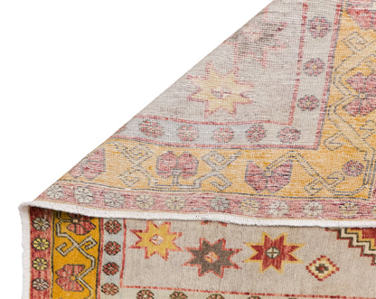 Turkish Oushak Rug | 145x330 cm (4.8 x 10.8 ft)
