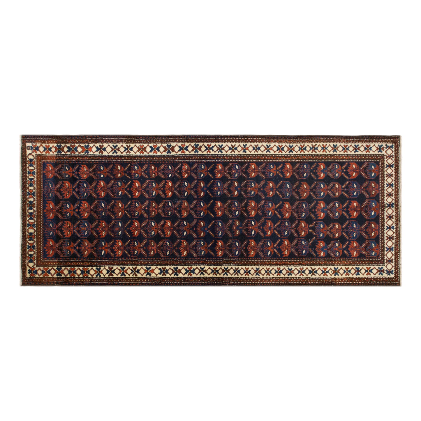 Turkish Oushak Runner Rug | 115x270 cm (3.8x8.9 ft)