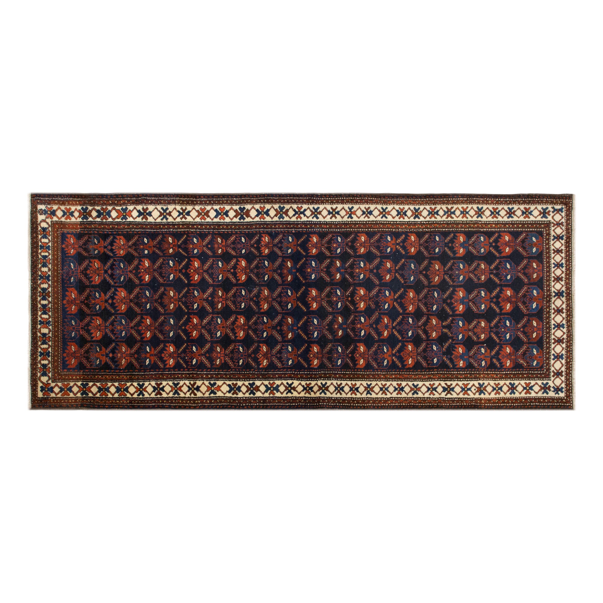 Turkish Oushak Runner Rug | 115x270 cm (3.8x8.9 ft)