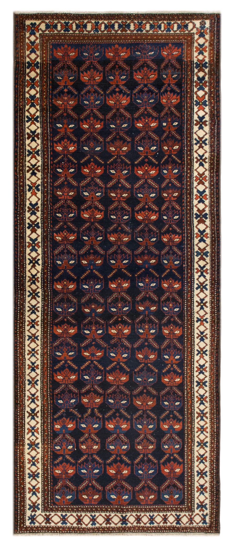 Turkish Oushak Runner Rug | 115x270 cm (3.8x8.9 ft)