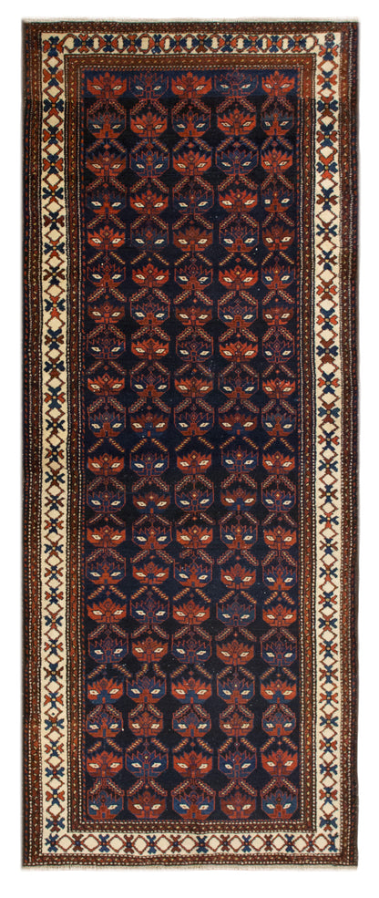 Turkish Oushak Runner Rug | 115x270 cm (3.8x8.9 ft)