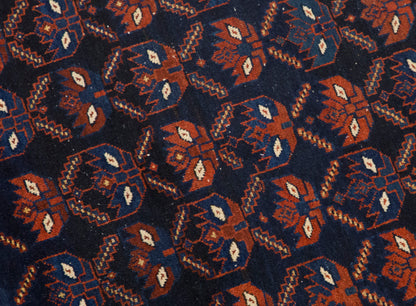 Turkish Oushak Runner Rug | 115x270 cm (3.8x8.9 ft)