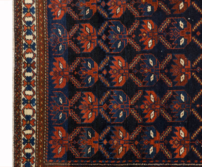 Turkish Oushak Runner Rug | 115x270 cm (3.8x8.9 ft)
