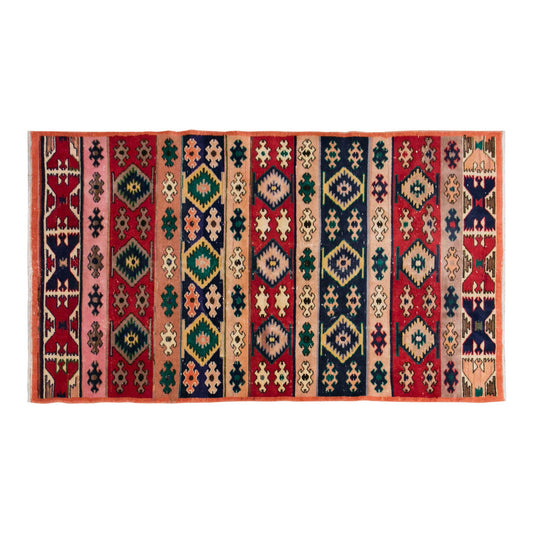 Turkish Rug, Vintage Rug,  4'2  x 7'9 feet / 128 x 236 cm