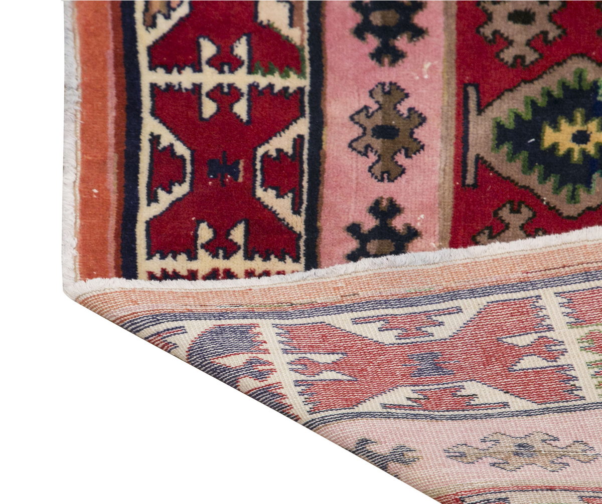 Turkish Rug, Vintage Rug,  4'2  x 7'9 feet / 128 x 236 cm