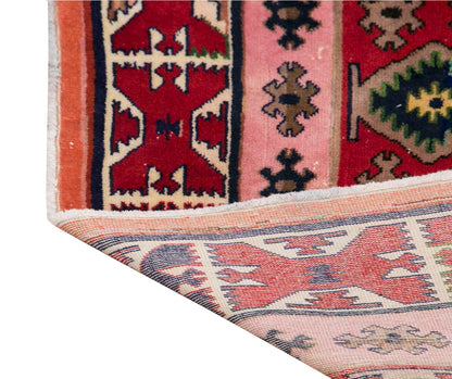 Turkish Rug, Vintage Rug,  4'2  x 7'9 feet / 128 x 236 cm