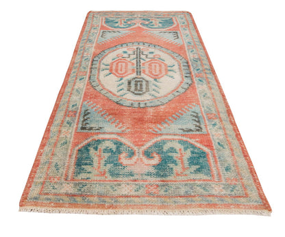 Turkish Rug, Vintage Rug, 2'6 x 4'11 feet / 76 x 150 cm