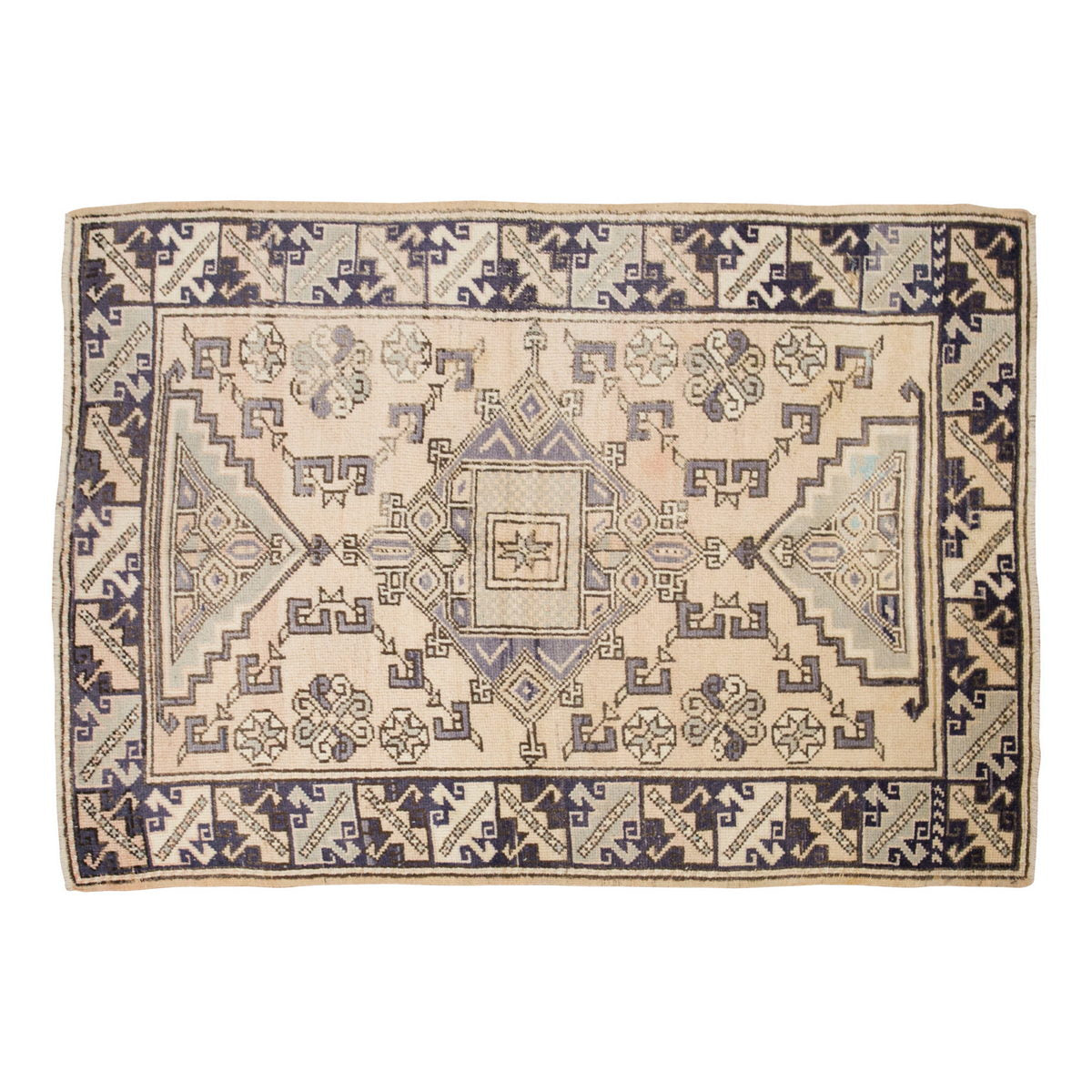 Turkish Rug, Vintage Rug, 4'5 x 6'1 feet / 134 x 187 cm