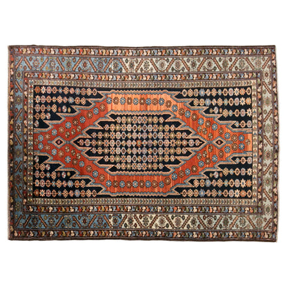 Turkish Rug, Vintage Rug, 4'5 x 6'5 feet / 137 x 195 cm