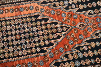 Turkish Rug, Vintage Rug, 4'5 x 6'5 feet / 137 x 195 cm