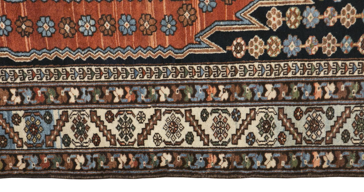Turkish Rug, Vintage Rug, 4'5 x 6'5 feet / 137 x 195 cm