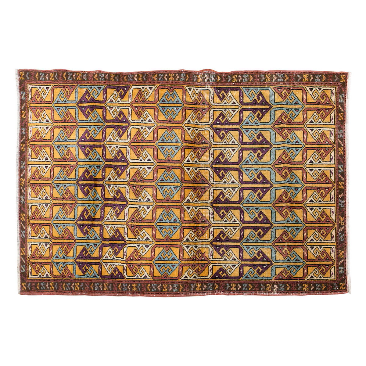 Turkish Rug, Vintage Rug 3'6 x 5'4 / 107 x 162