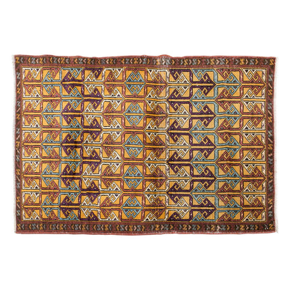 Turkish Rug, Vintage Rug 3'6 x 5'4 / 107 x 162