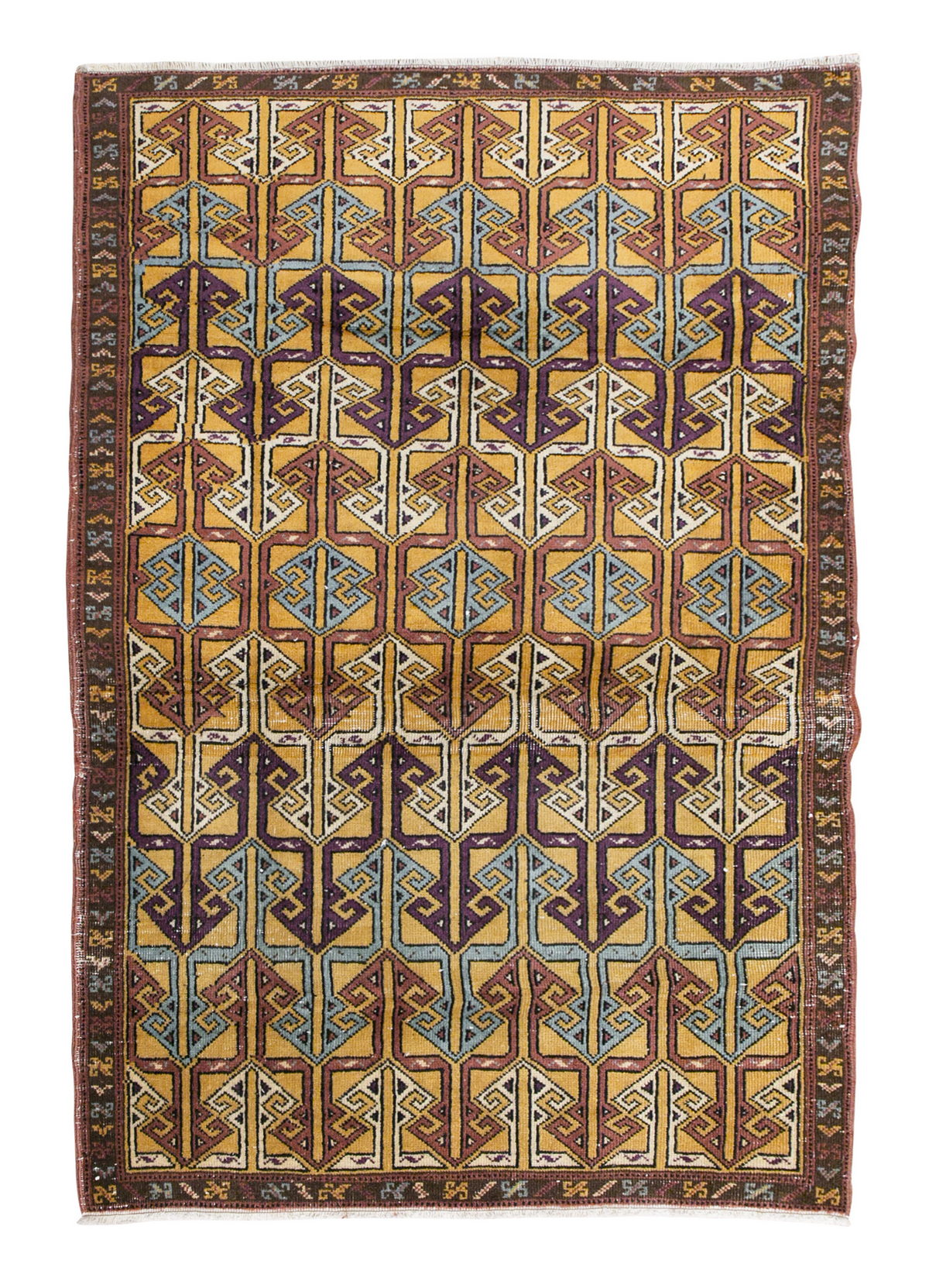 Turkish Rug, Vintage Rug 3'6 x 5'4 / 107 x 162