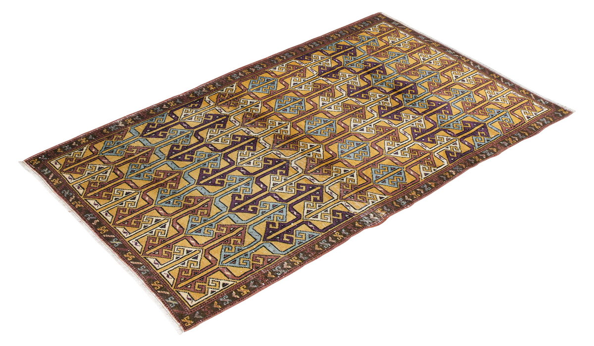 Turkish Rug, Vintage Rug 3'6 x 5'4 / 107 x 162