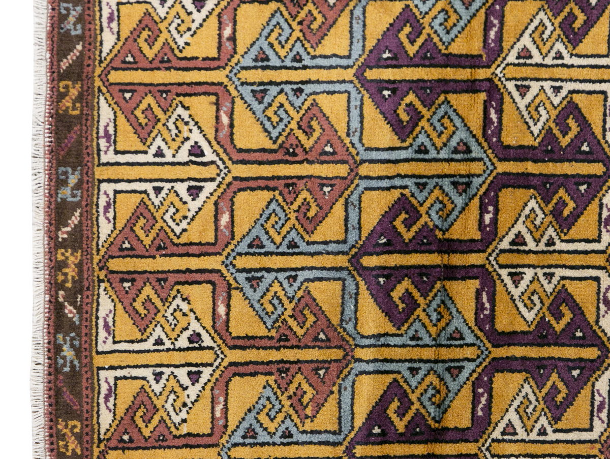 Turkish Rug, Vintage Rug 3'6 x 5'4 / 107 x 162