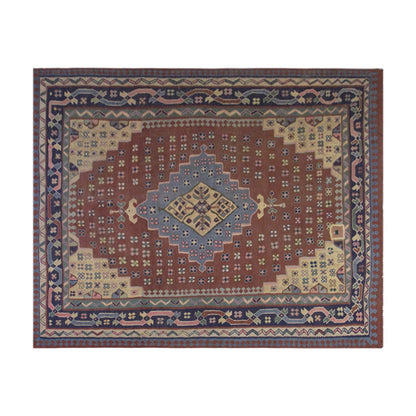 Turkish tribal kilim, 11 x 11 ft, 321 x 345 cm