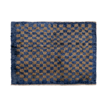 Turkish Tulu Rug – 3'11" x 5'2" (120 x 157 cm), Vintage Karapınar Tulu