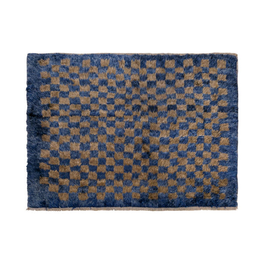 Turkish Tulu Rug – 3'11" x 5'2" (120 x 157 cm), Vintage Karapınar Tulu