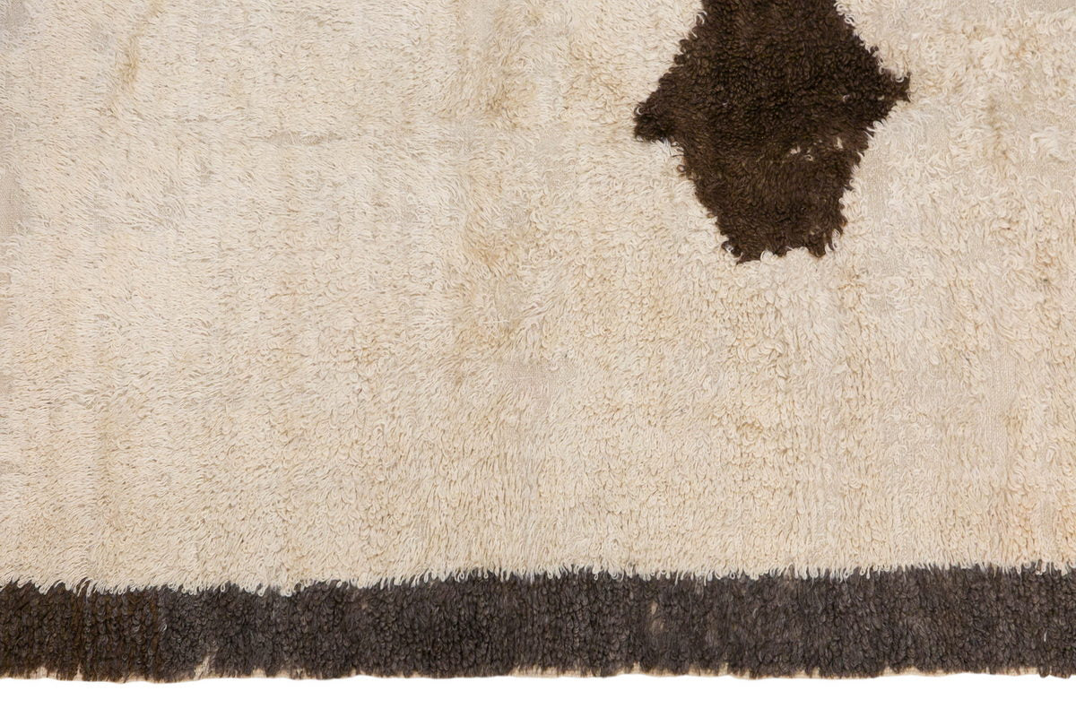 Turkish Tulu Rug – 4'1" x 5'7" (125 x 170 cm), Vintage Karapınar Tulu
