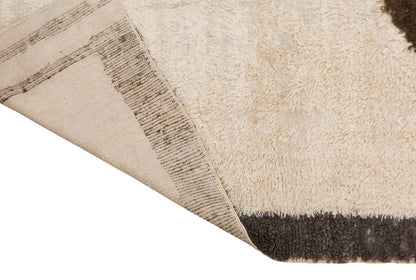 Turkish Tulu Rug – 4'1" x 5'7" (125 x 170 cm), Vintage Karapınar Tulu