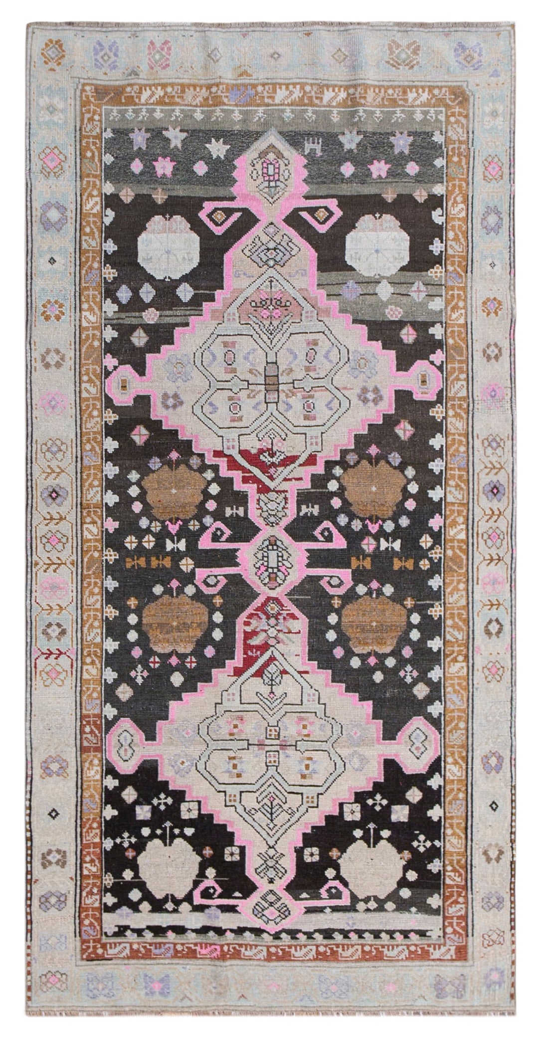 Turkish Vintage Rug 3'3" x 6'7" (100x200 cm)