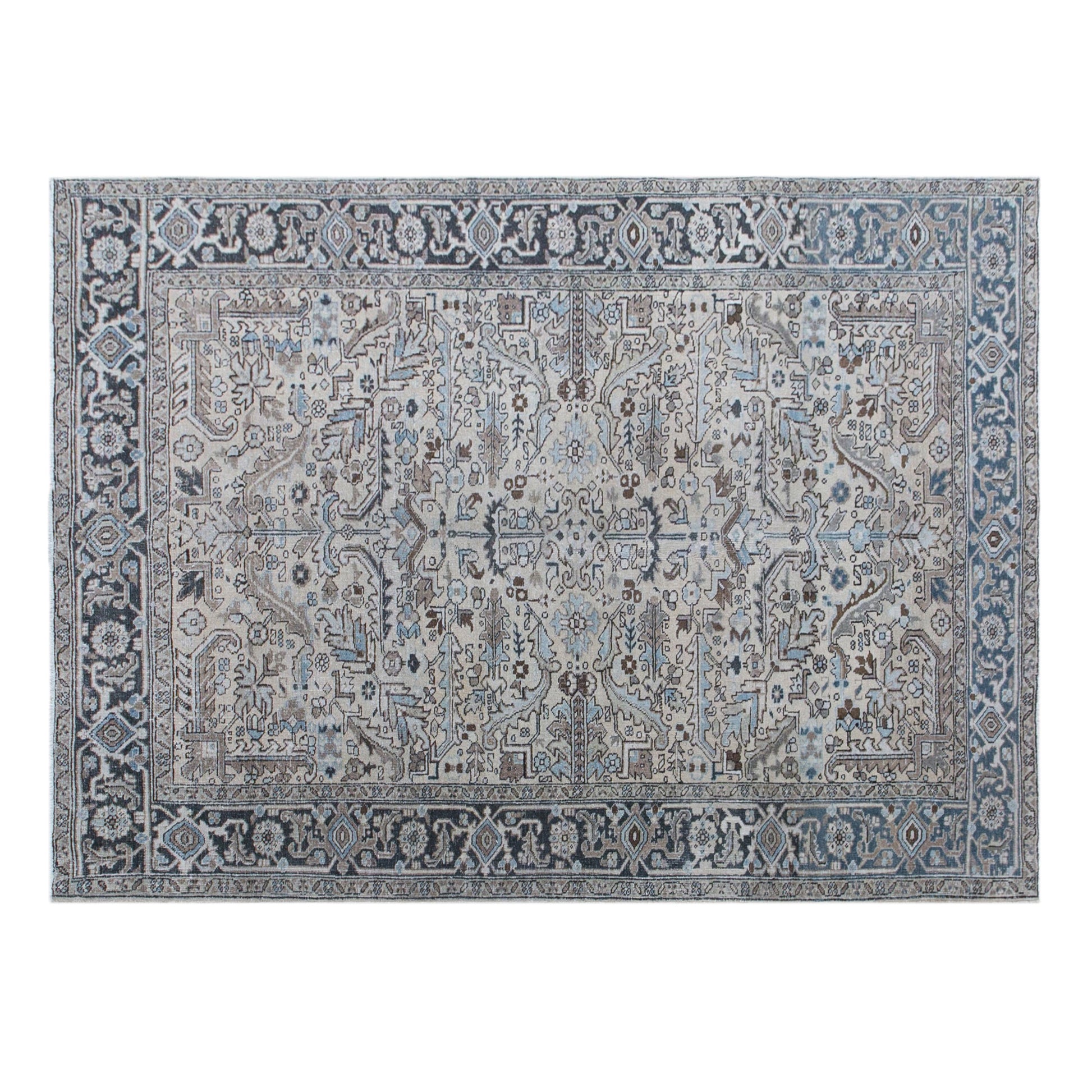 Turkish Vintage Rug 6'9" x 9'2" (205x280 cm)