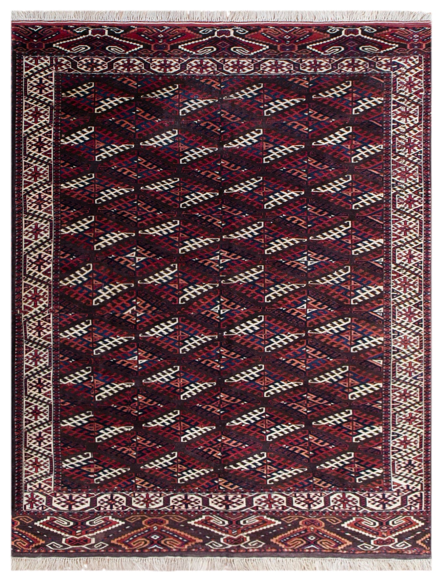 Turkish Vintage Rug 7'3" x 9'8" (221x295 cm)