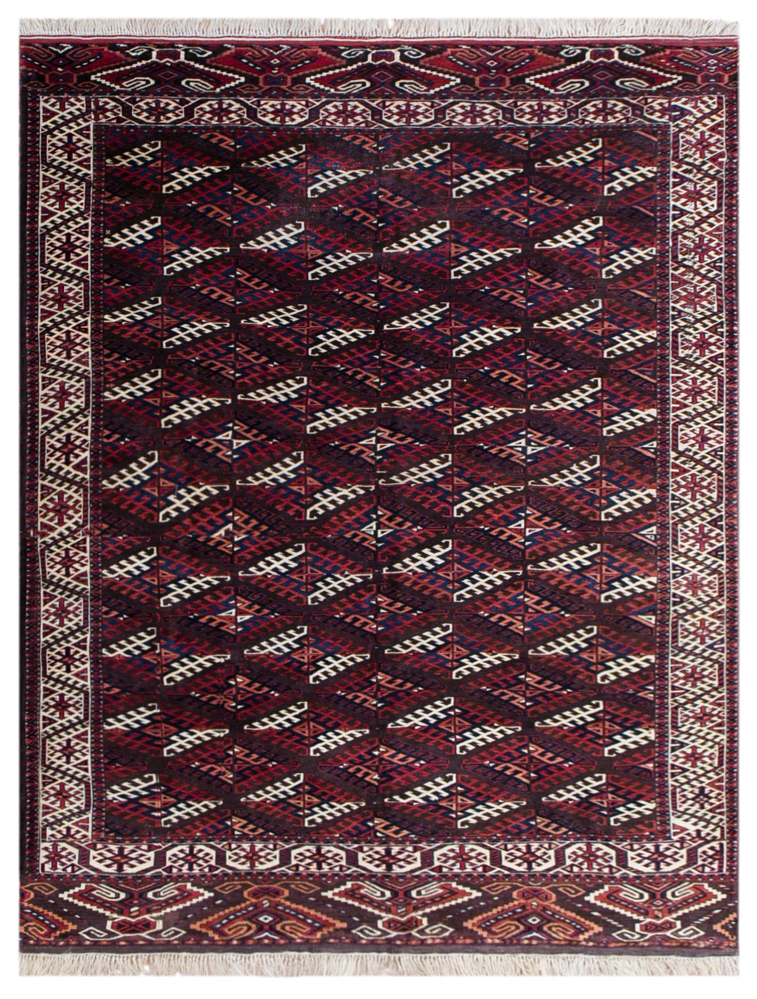 Turkish Vintage Rug 7'3" x 9'8" (221x295 cm)