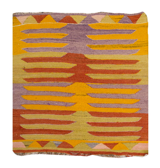 Vintage 1960s Bodrum Milas Rug, 92 x 92 cm = 3 x 3ft