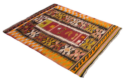Vintage Akviran Kilim,  103 x 131 cm, 3.4 x 4.3 ft