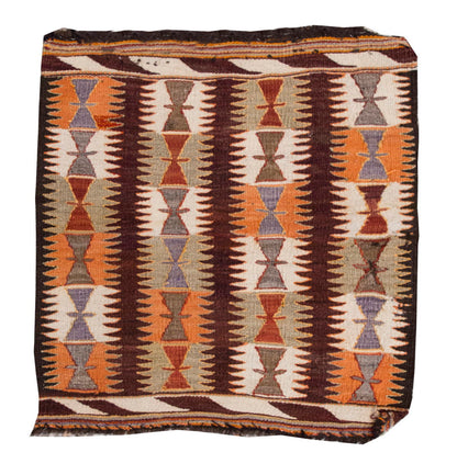 Vintage Anamur Mut Kilim Rug, 72 x 76 cm ≈ 2.4 x 2.6 ft
