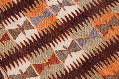 Vintage Anamur Mut Kilim Rug, 72 x 76 cm ≈ 2.4 x 2.6 ft