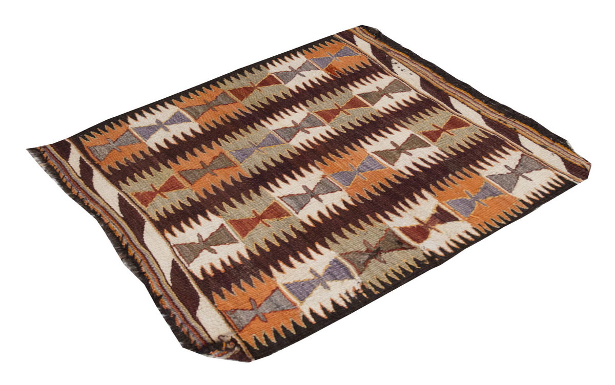 Vintage Anamur Mut Kilim Rug, 72 x 76 cm ≈ 2.4 x 2.6 ft
