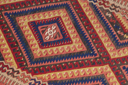 Vintage Anatolian Kilim, 95 × 308 cm, 3.1 x 10.1