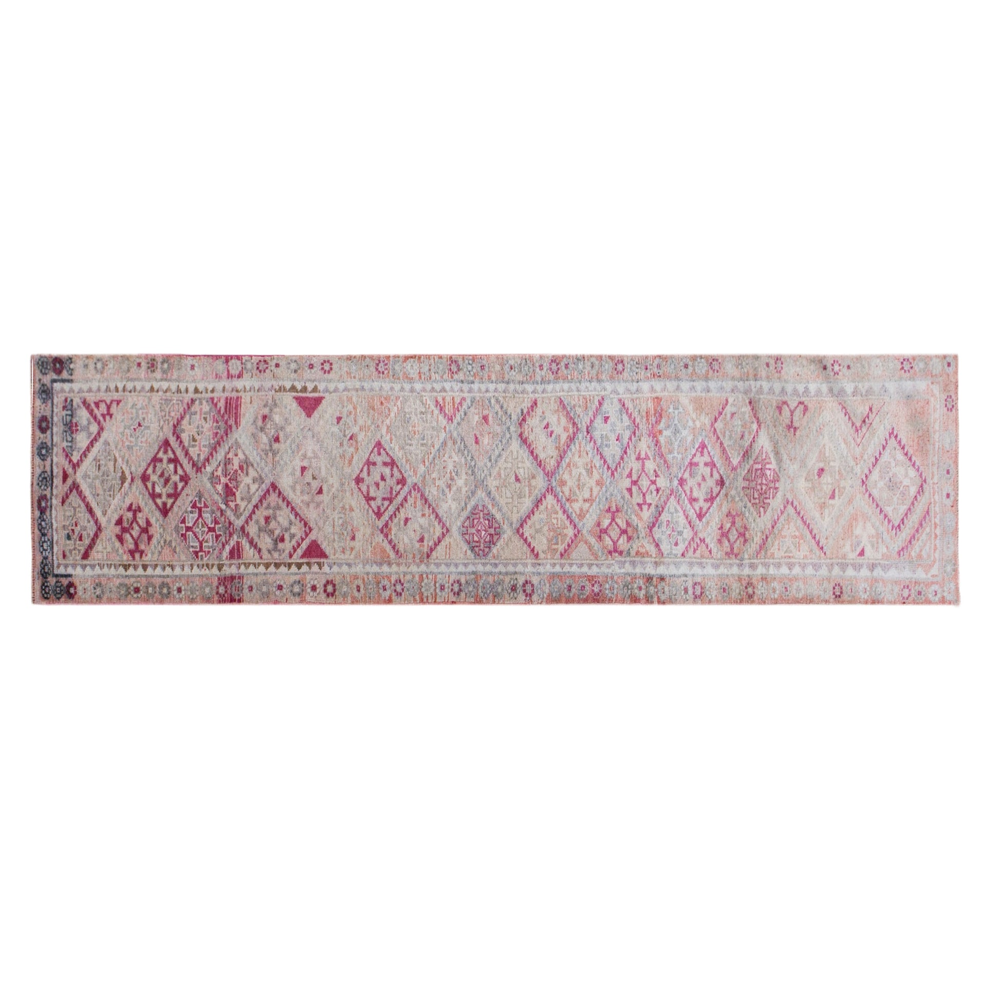 Vintage Anatolian Runner Rug 2'8" x 13' (83x395 cm)